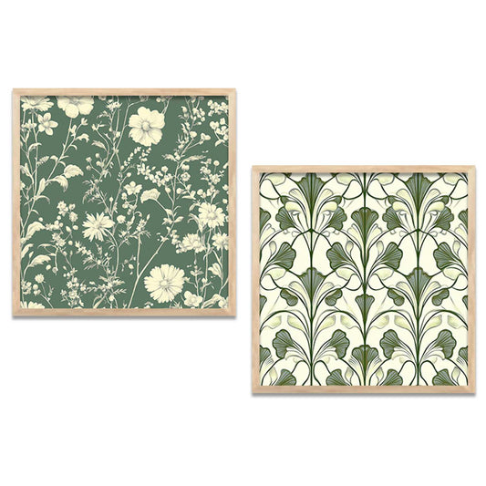 Floral  Wall  Art Paintings  with Frame for Wall Decor