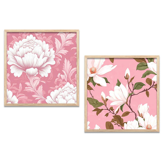 Floral   Wall Art Paintings  with Frame for Wall Decor