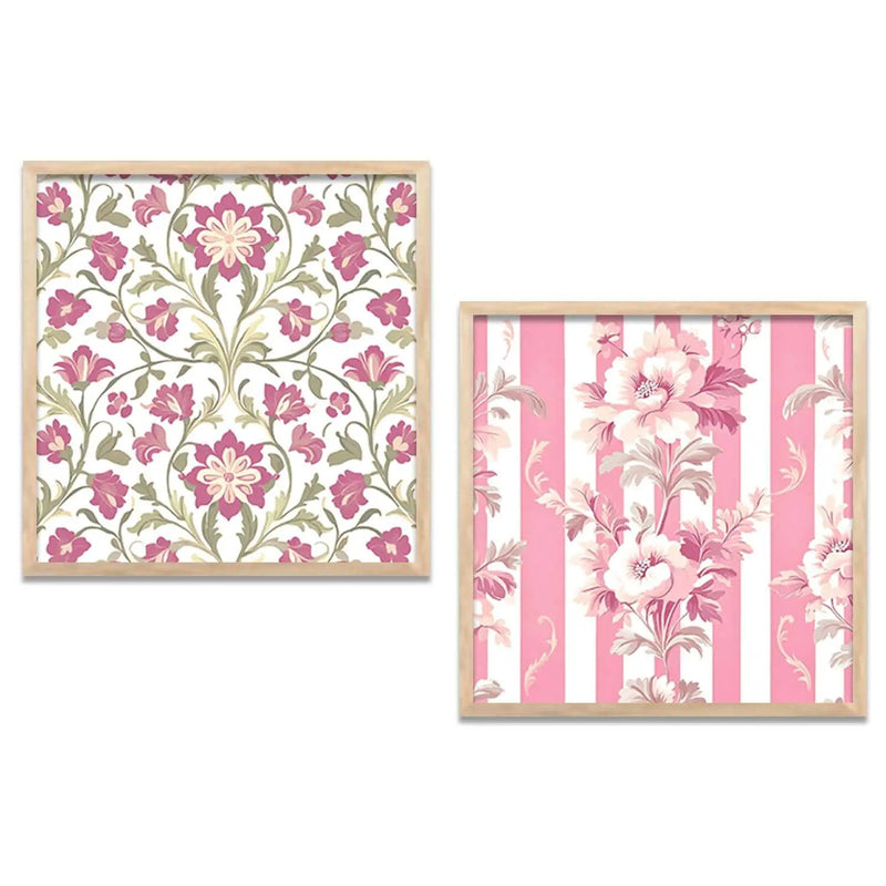 Floral  Wall Art Paintings  with Frame for Wall Decor