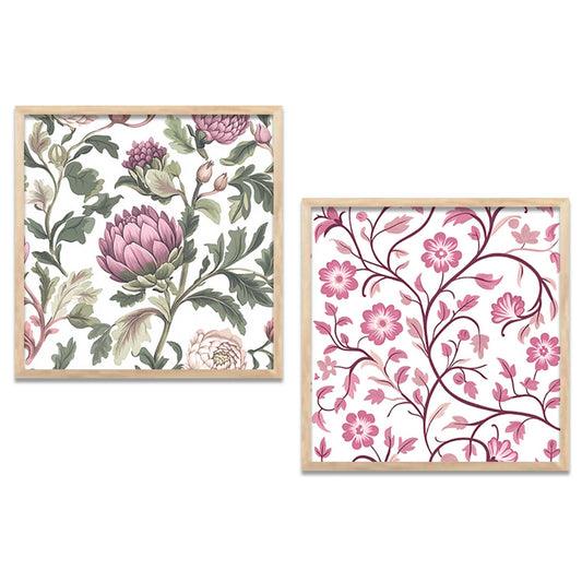 Floral  Wall  Art Paintings  with Frame for Wall Decor