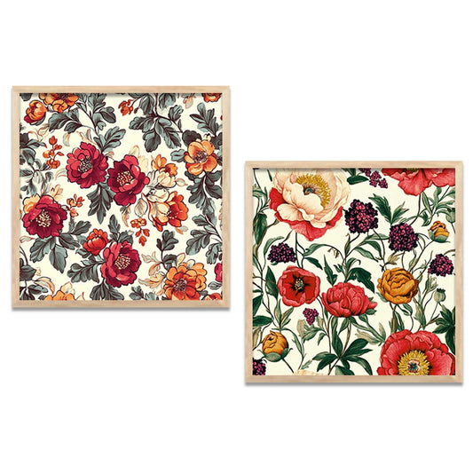 Floral  Wall Art Paintings  with Frame for Wall Decor