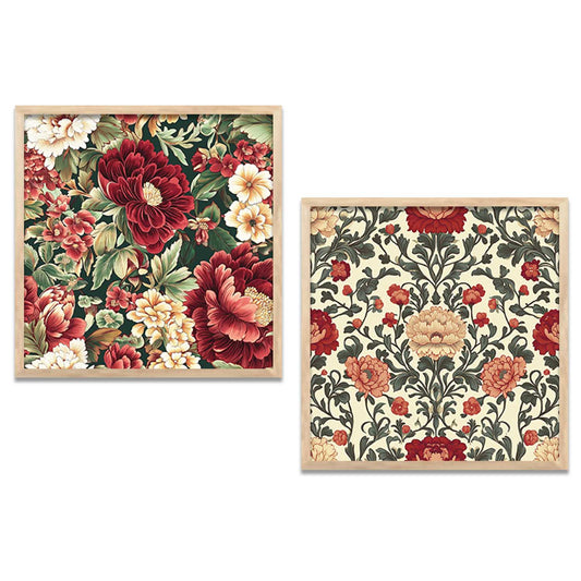 Floral  Wall Art Paintings  with Frame for Wall Decor