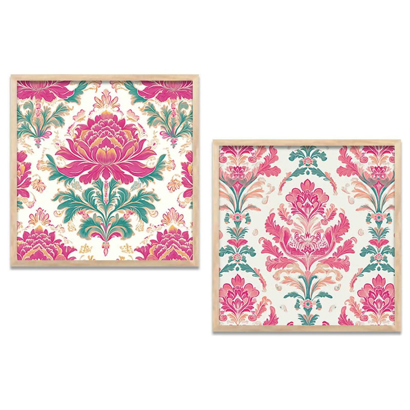 Floral  Wall Art Paintings  with Frame for Wall Decor