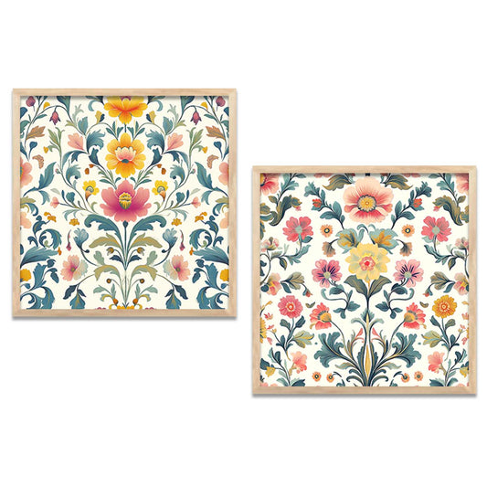 Floral   Wall  Art Paintings  with Frame for Wall Decor