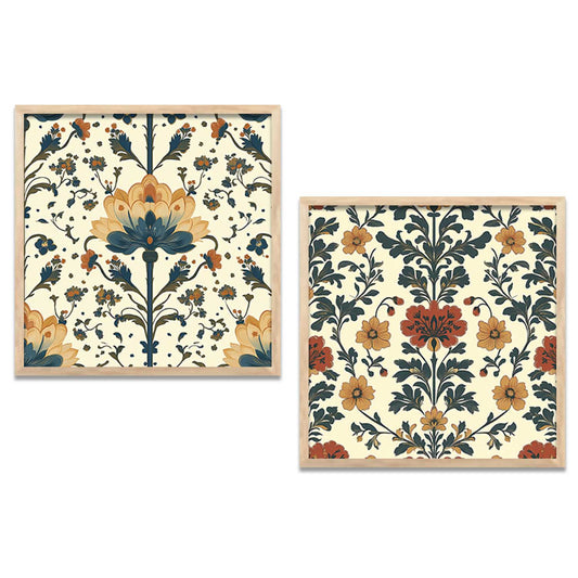 Floral   Wall   Art Paintings  with Frame for Wall Decor