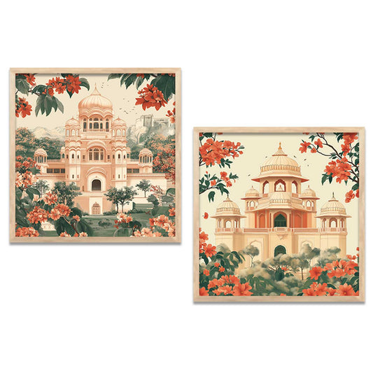 Traditional  Wall   Art Paintings  with Frame for Wall Decor