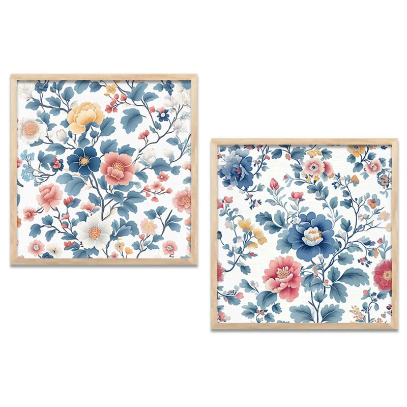 Floral   Wall   Art Paintings  with Frame for Wall Decor