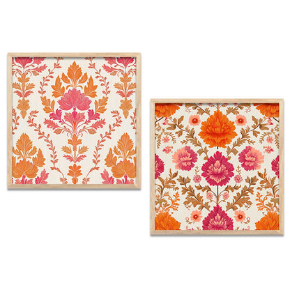 Floral   Wall  Art Paintings  with Frame for Wall Decor