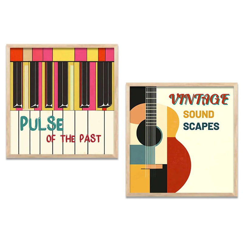 Music  Wall  Art Paintings  with Frame for Wall Decor