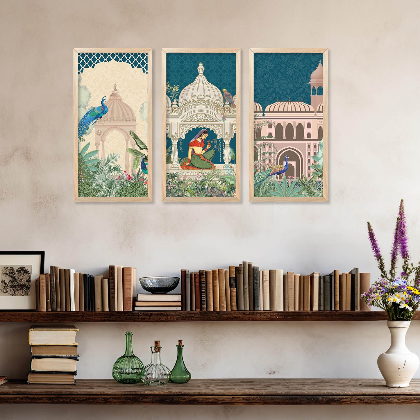 Traditional Indian Framed Art Set