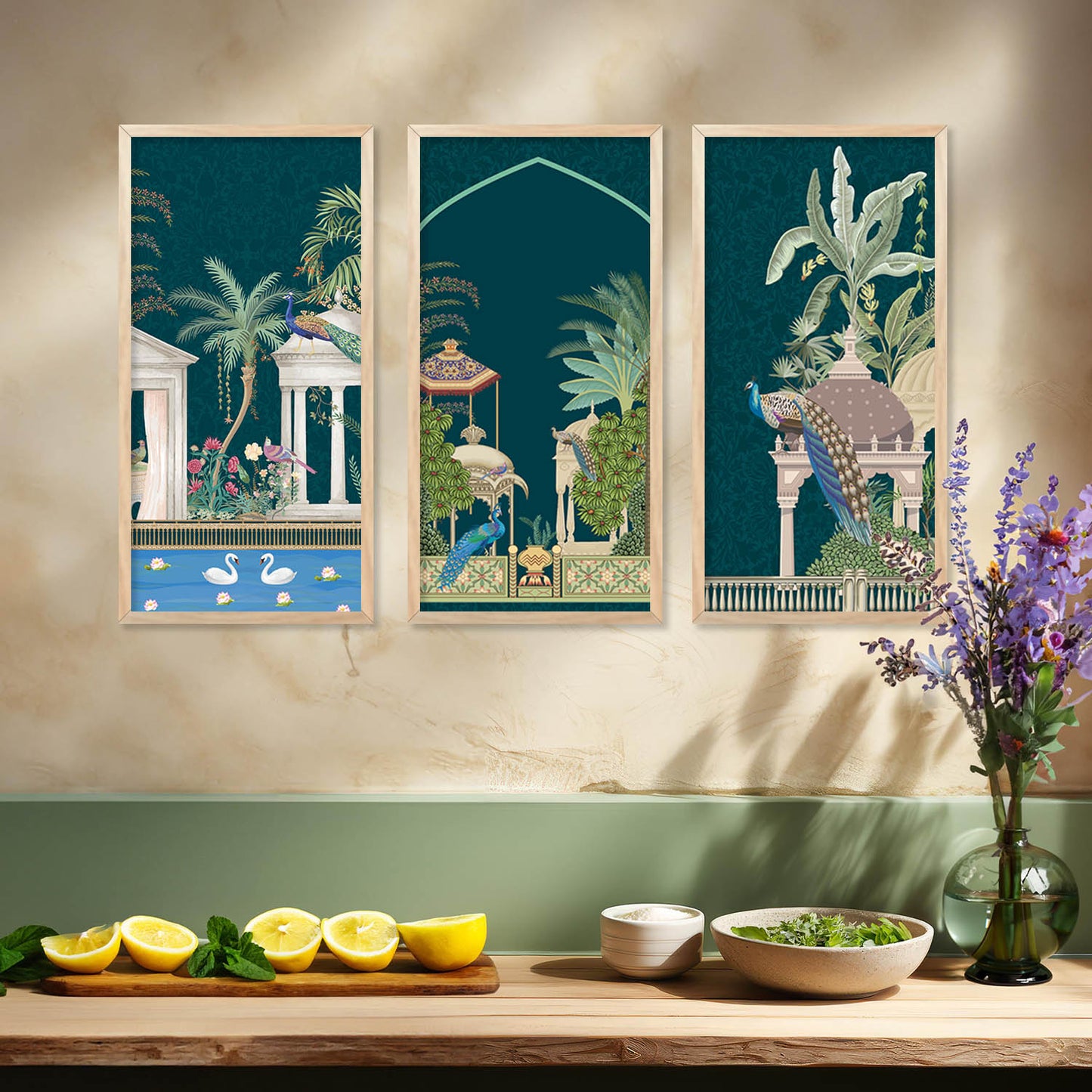 Traditional Indian Framed Art, Decorative Wall Art