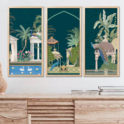 Traditional Indian Framed Art, Decorative Wall Art