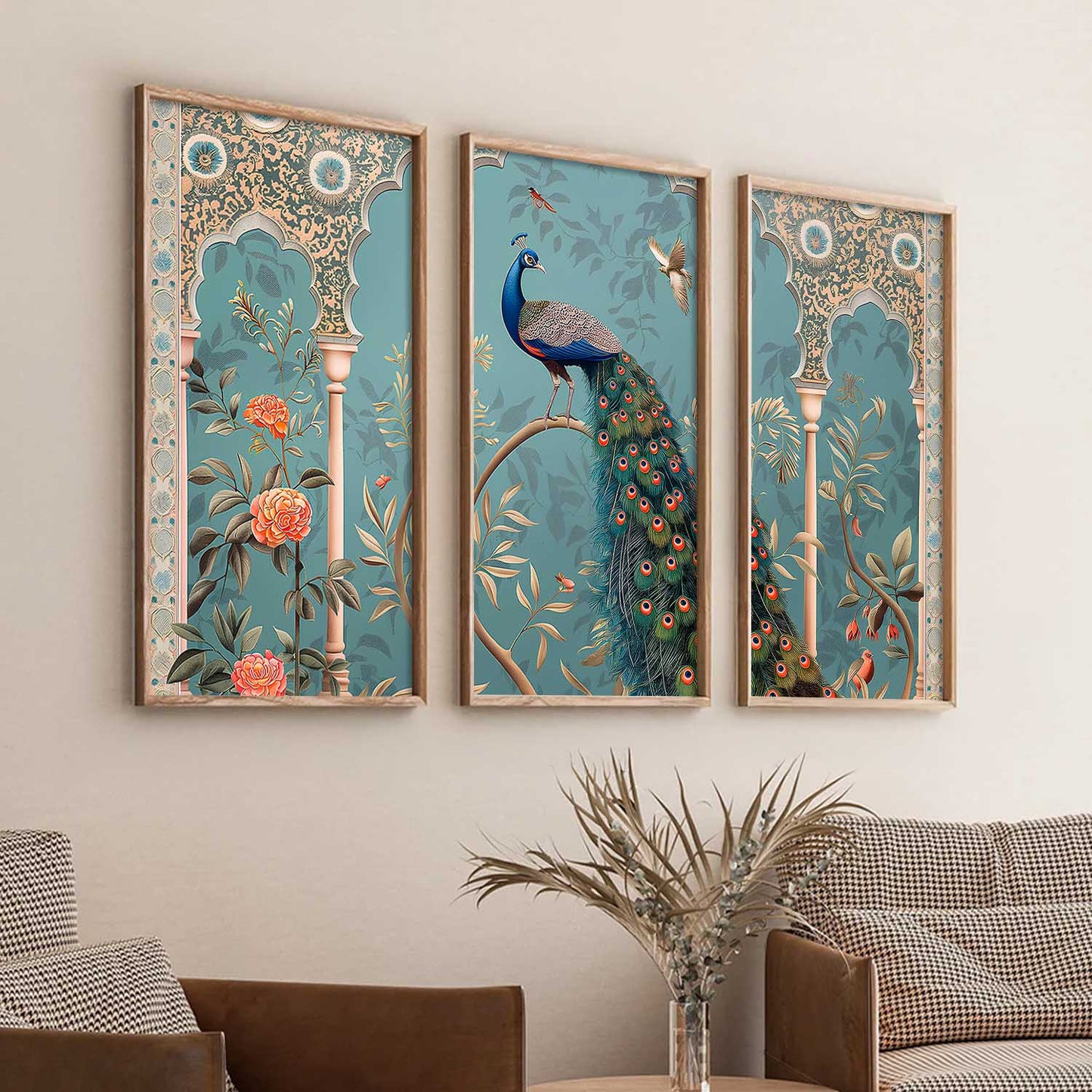 Traditional Animal Framed Art, Decorative Wall Art