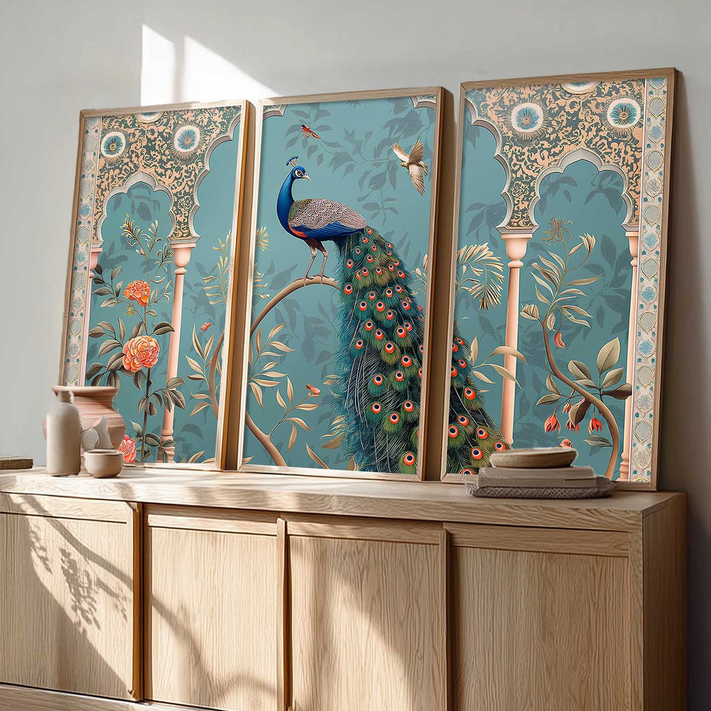 Traditional Animal Framed Art, Decorative Wall Art