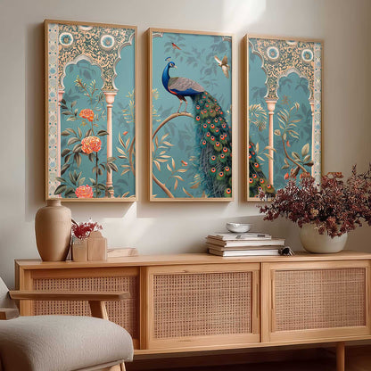 Traditional Animal Framed Art, Decorative Wall Art