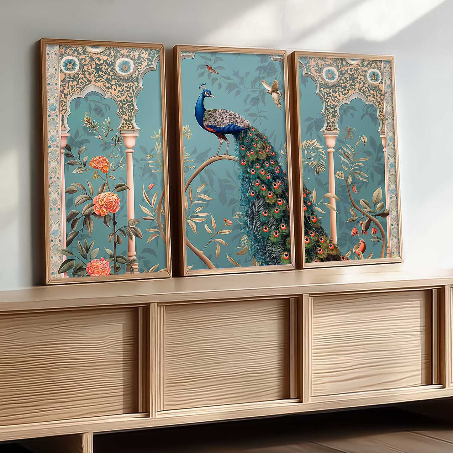 Traditional Animal Framed Art, Decorative Wall Art