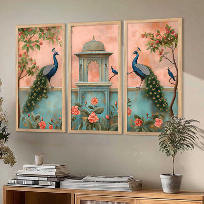 Traditional Animal Framed Art, Decorative Wall Art