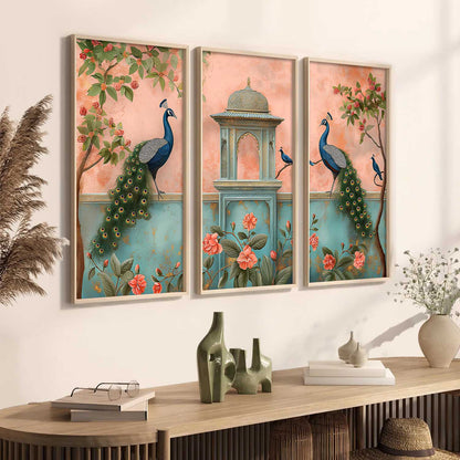 Traditional Animal Framed Art, Decorative Wall Art