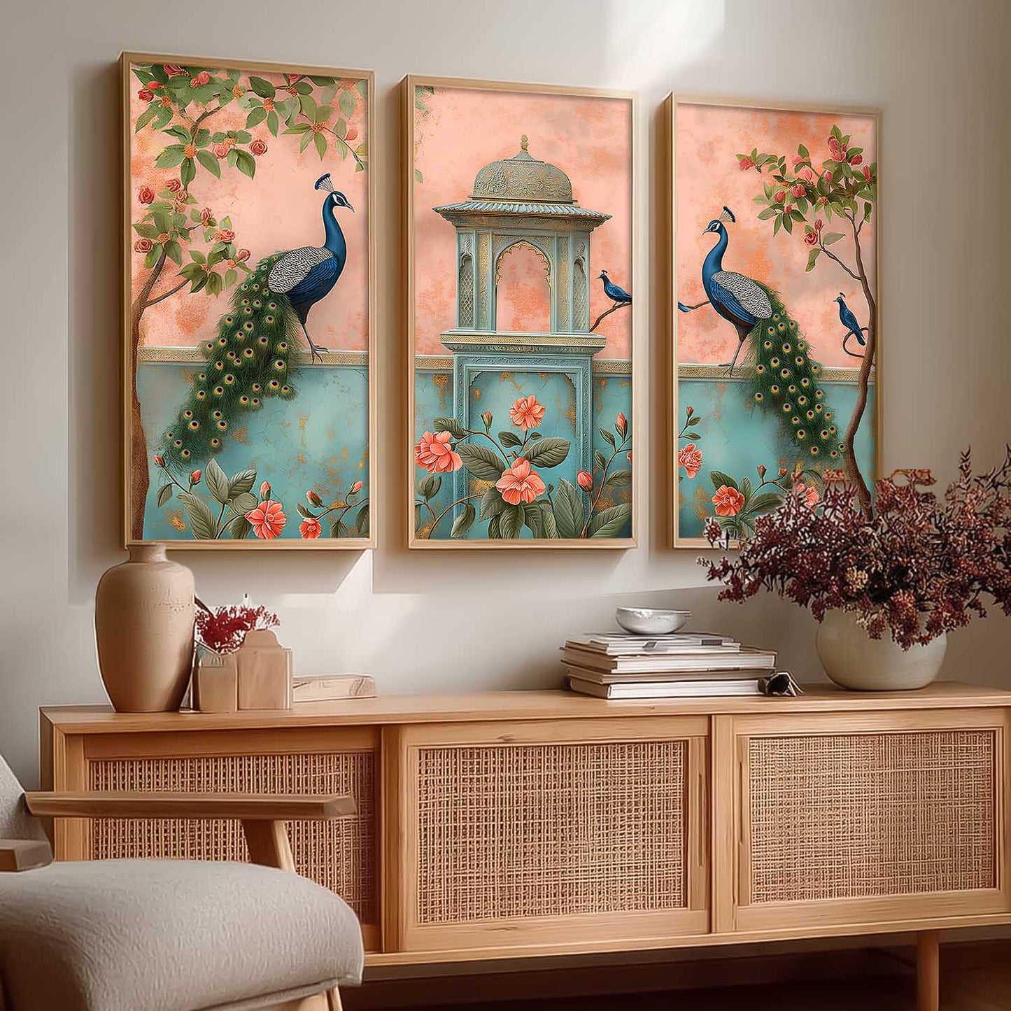 Traditional Animal Framed Art, Decorative Wall Art