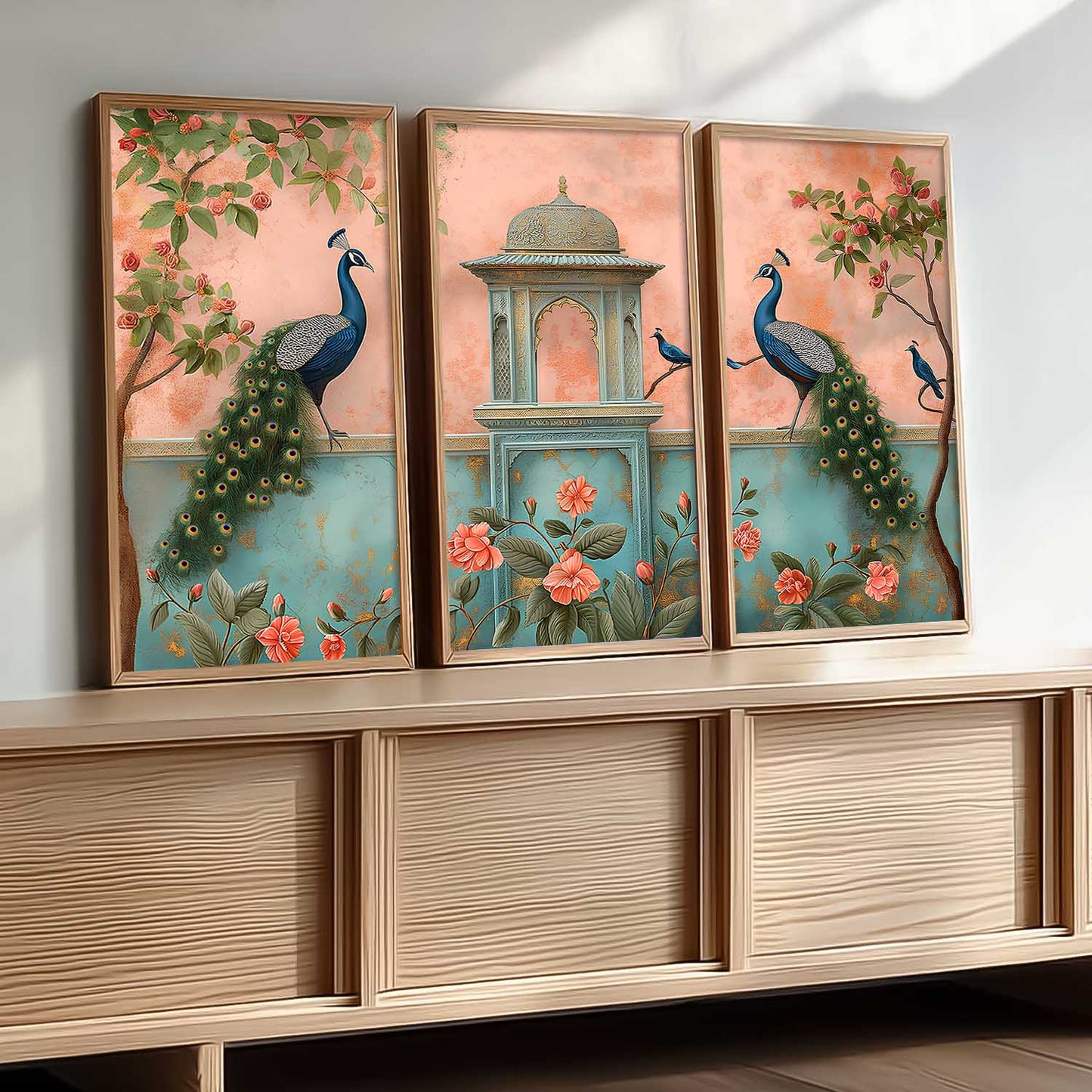 Traditional Animal Framed Art, Decorative Wall Art