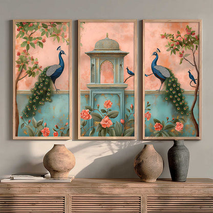 Traditional Animal Framed Art, Decorative Wall Art