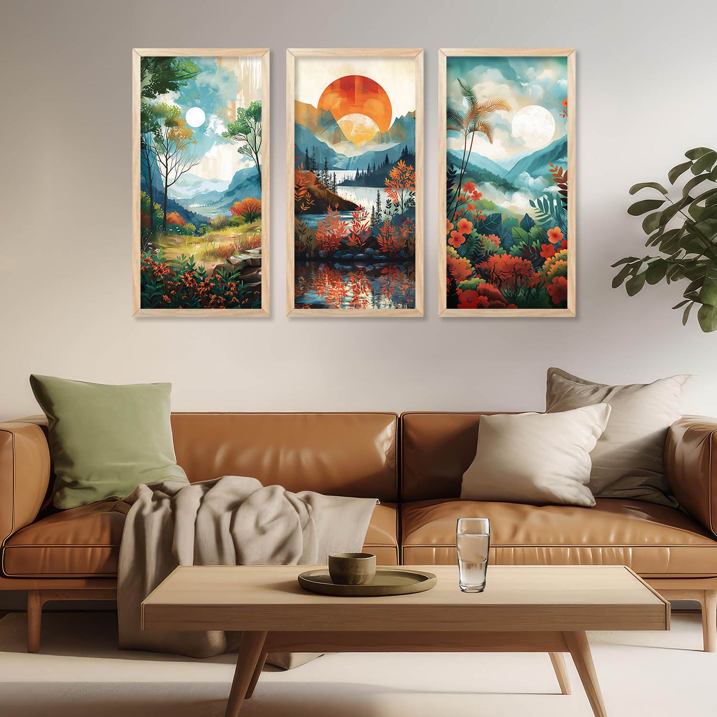 Nature Wall Art Home Decor Living Room , Decorative Wall Prints