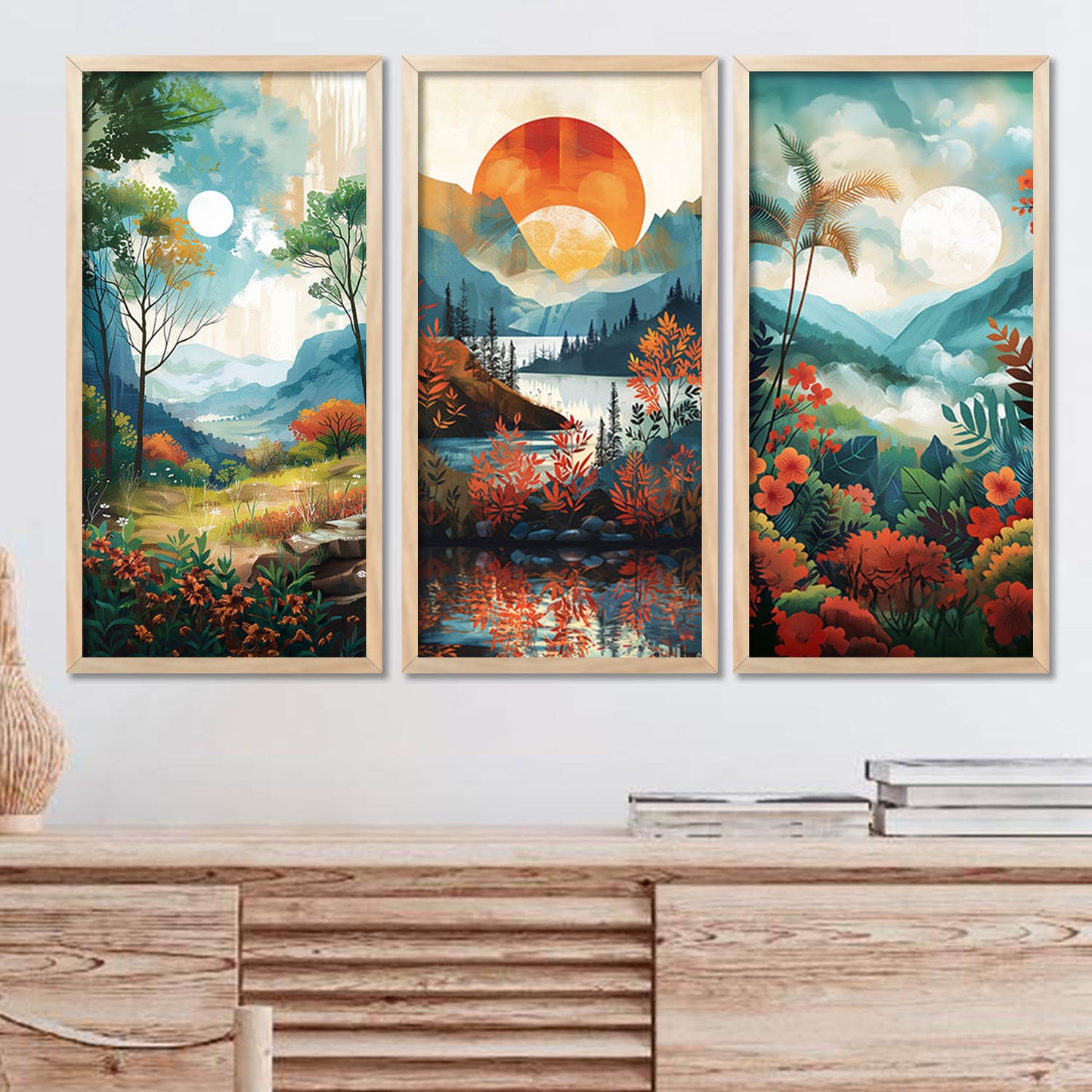 Nature Wall Art Home Decor Living Room , Decorative Wall Prints