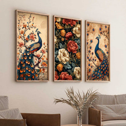 Floral Wall Art Home Decor Living Room , Decorative Wall Prints