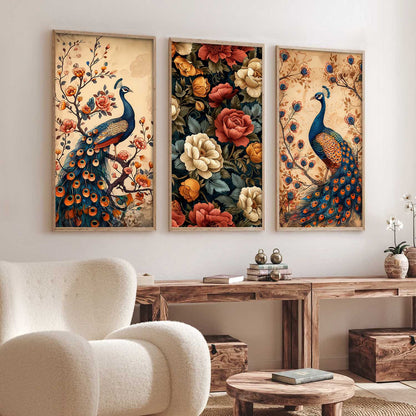 Floral Wall Art Home Decor Living Room , Decorative Wall Prints