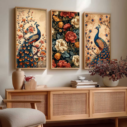 Floral Wall Art Home Decor Living Room , Decorative Wall Prints