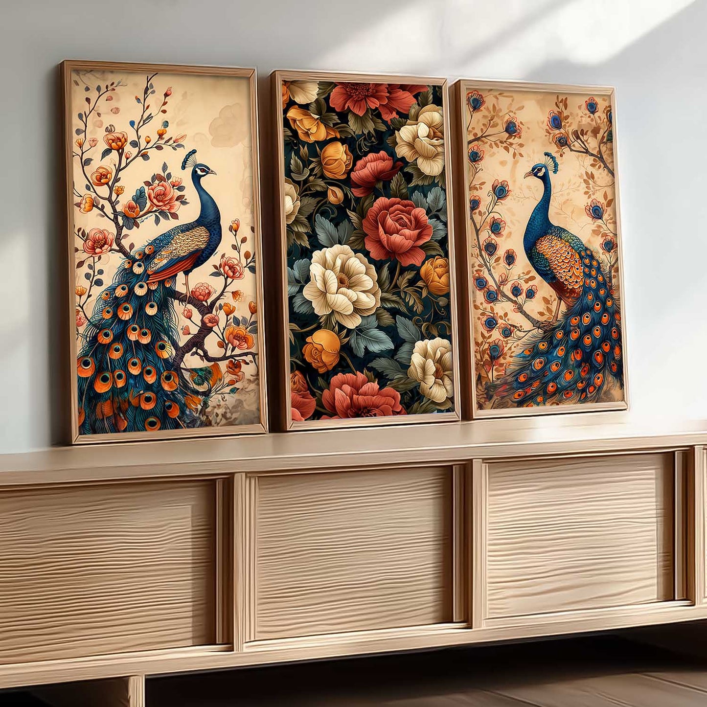 Floral Wall Art Home Decor Living Room , Decorative Wall Prints