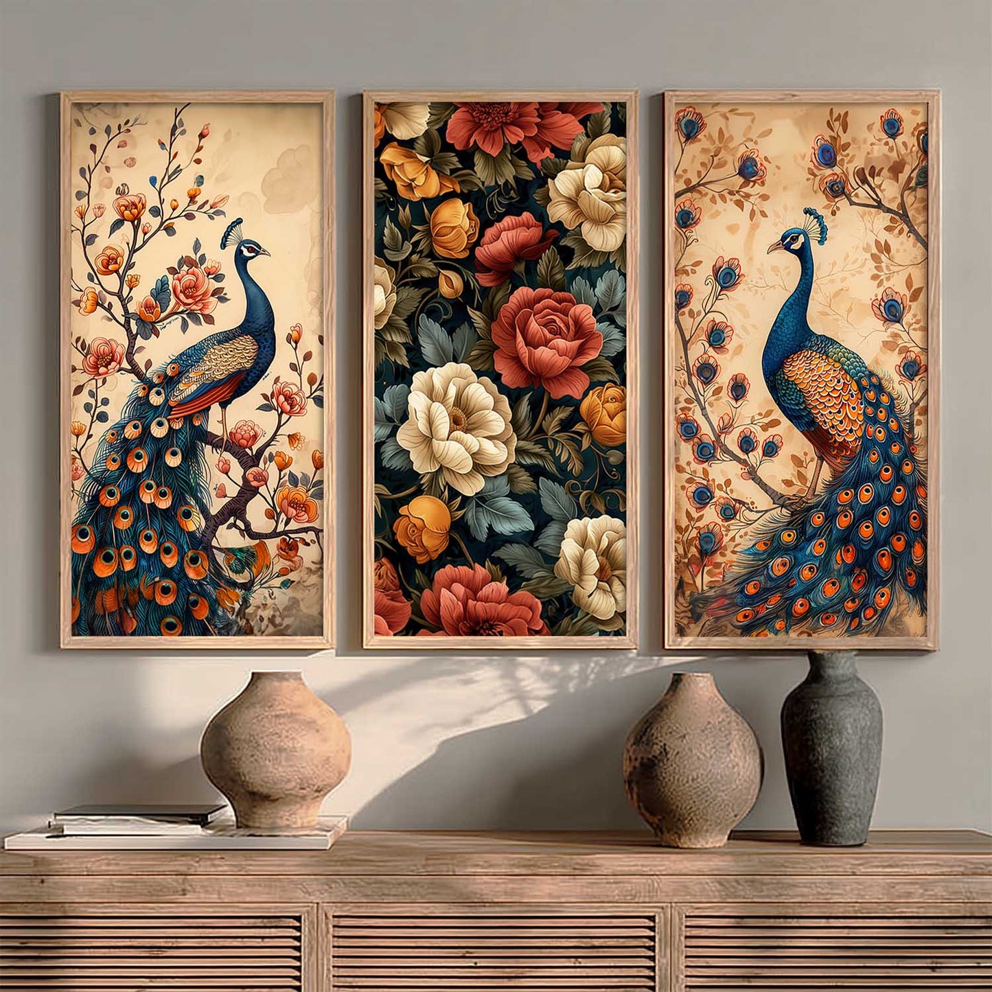 Floral Wall Art Home Decor Living Room , Decorative Wall Prints