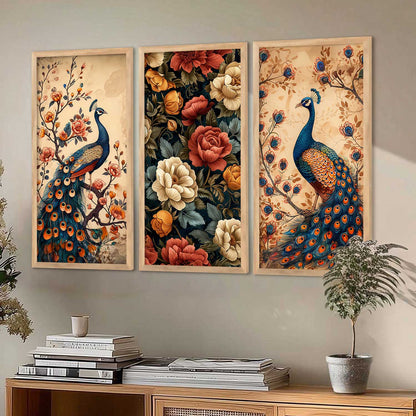 Floral Wall Art Home Decor Living Room , Decorative Wall Prints