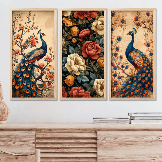 Floral Wall Art Home Decor Living Room , Decorative Wall Prints