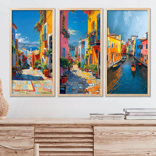 City View Wall Art Home Décor Living Room , Decorative Wall Prints