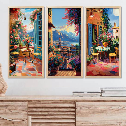 City View Wall Art Home Décor Living Room , Decorative Wall Prints