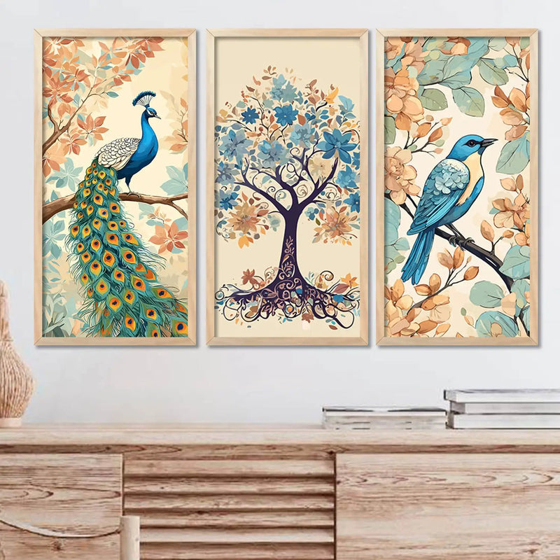Madhubani Wall Art Home Décor Living Room , Decorative Wall Prints