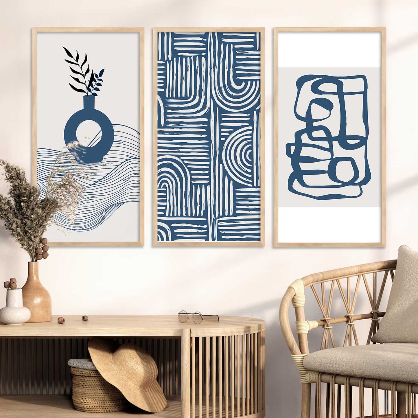 Boho Wall Art Home Décor Living Room , Decorative Wall Prints