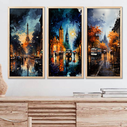 City View Wall Art Home Décor Living Room , Decorative Wall Prints