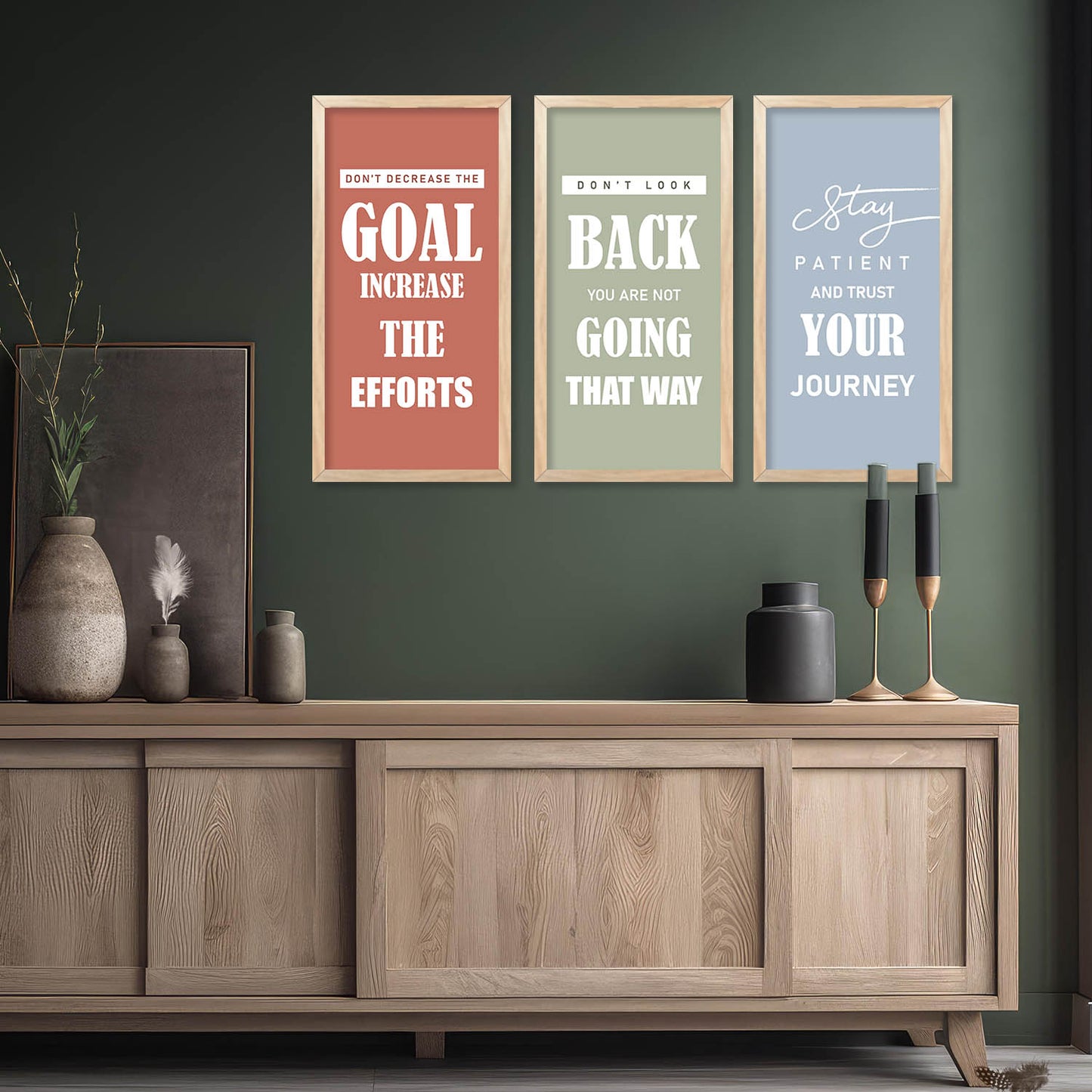 Motivational Art Home Décor Living Room , Decorative Wall Prints