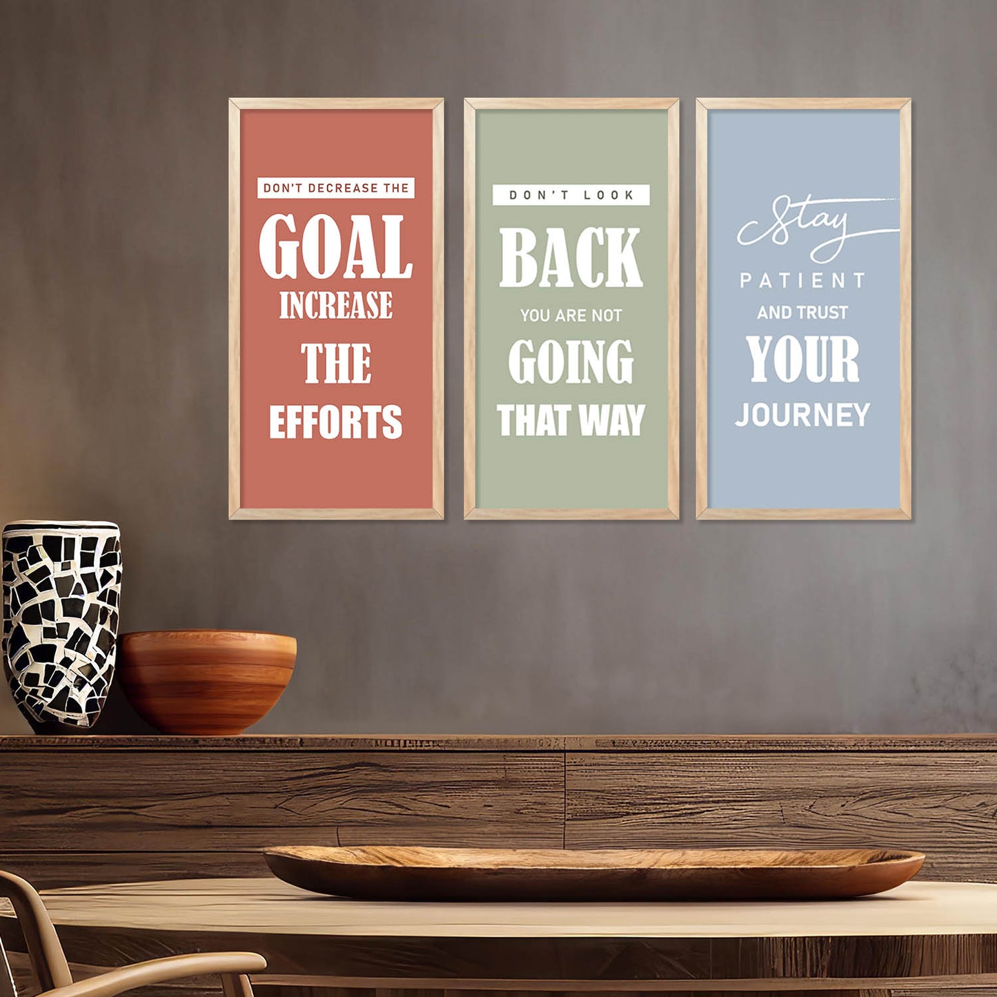 Motivational Art Home Décor Living Room , Decorative Wall Prints