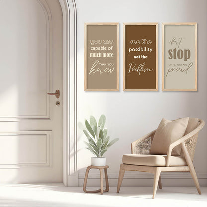 Motivational Art Home Décor Living Room , Decorative Wall Prints