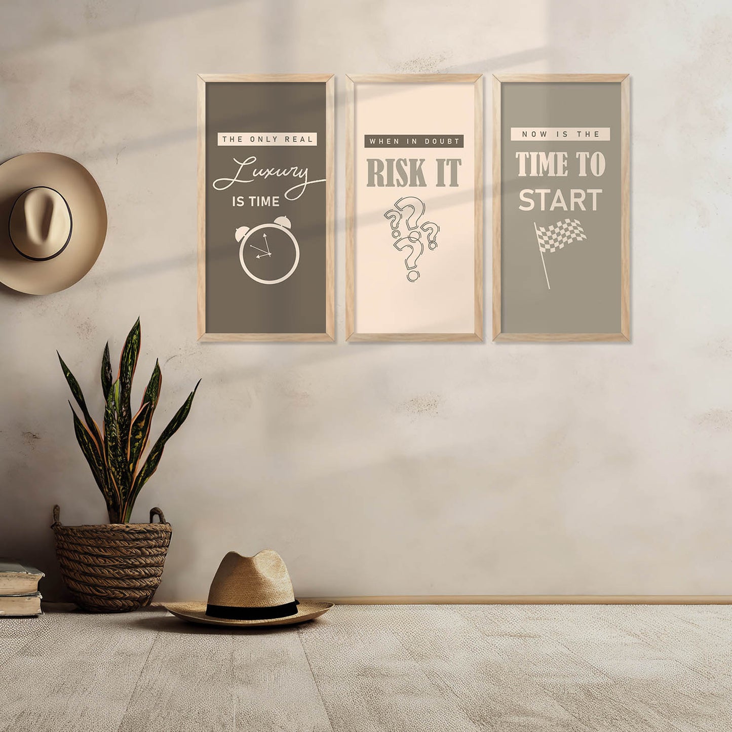 Motivational Art Home Décor Living Room , Decorative Wall Prints