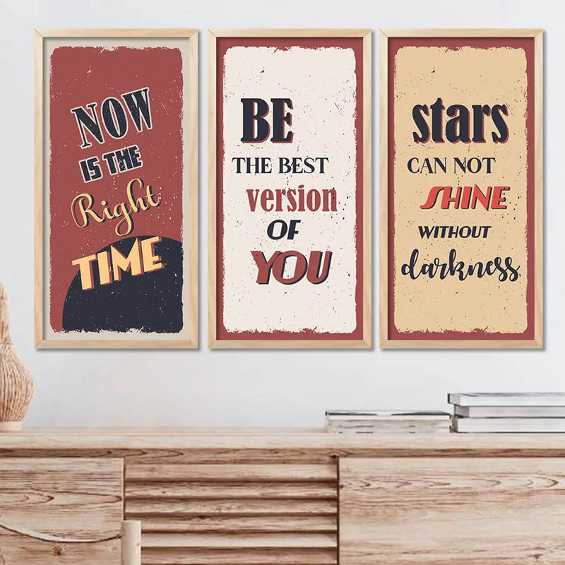 Motivational Art Home Décor Living Room , Decorative Wall Prints by Kotart