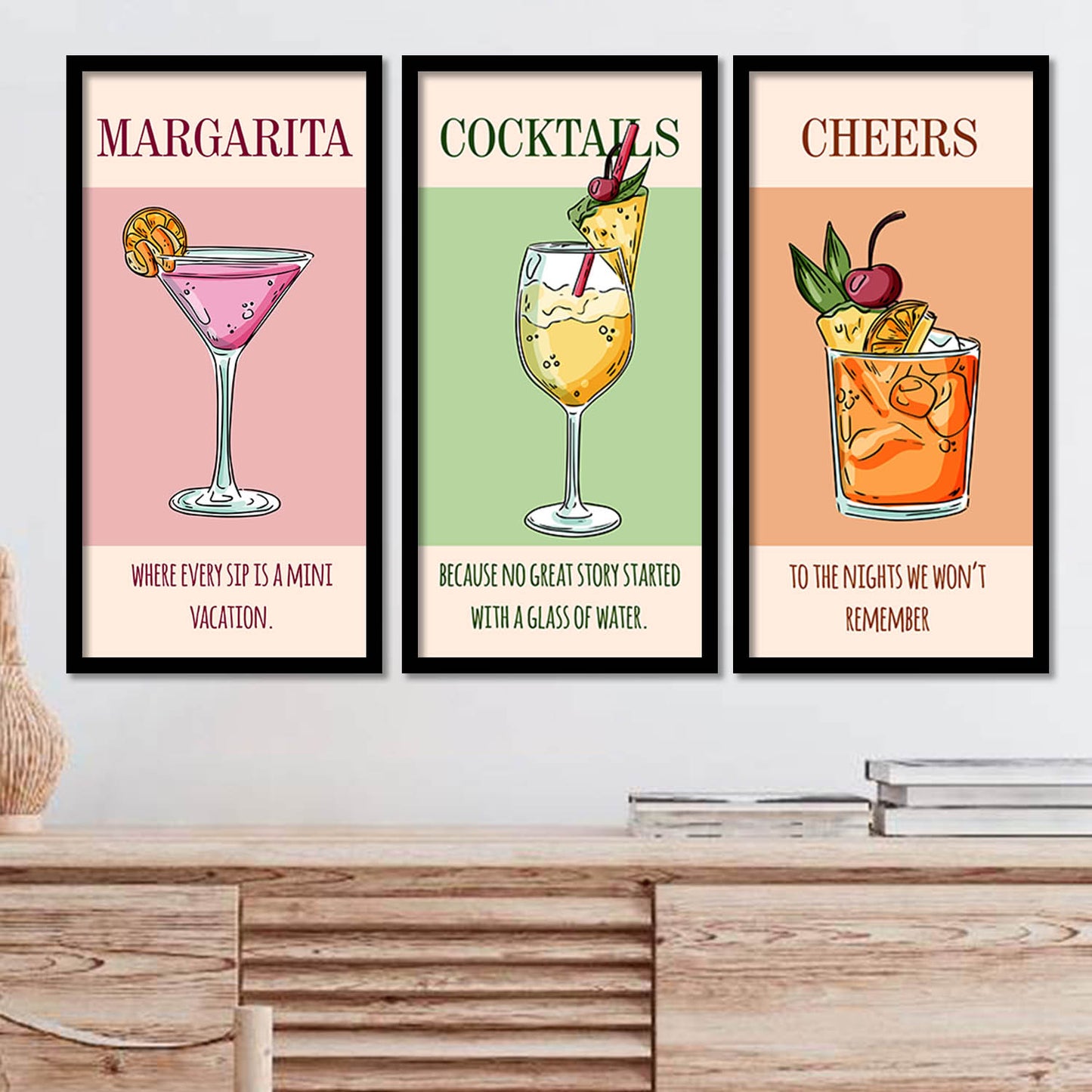 Quotes Wall Art Restaurant Décor Prints, Decorative Wall Prints For Kitchen