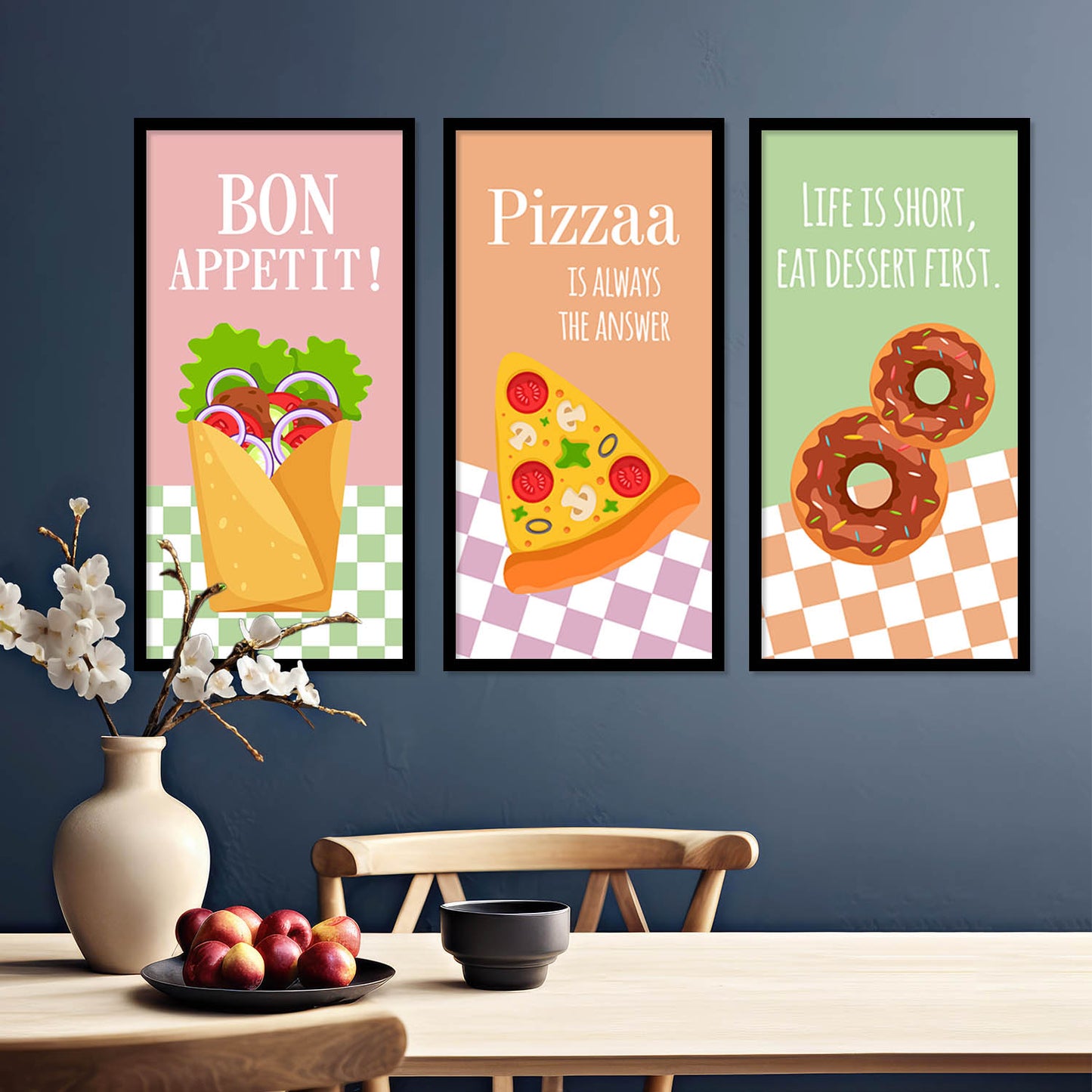 Quotes Wall Art Restaurant Décor Prints, Decorative Wall Prints For Kitchen