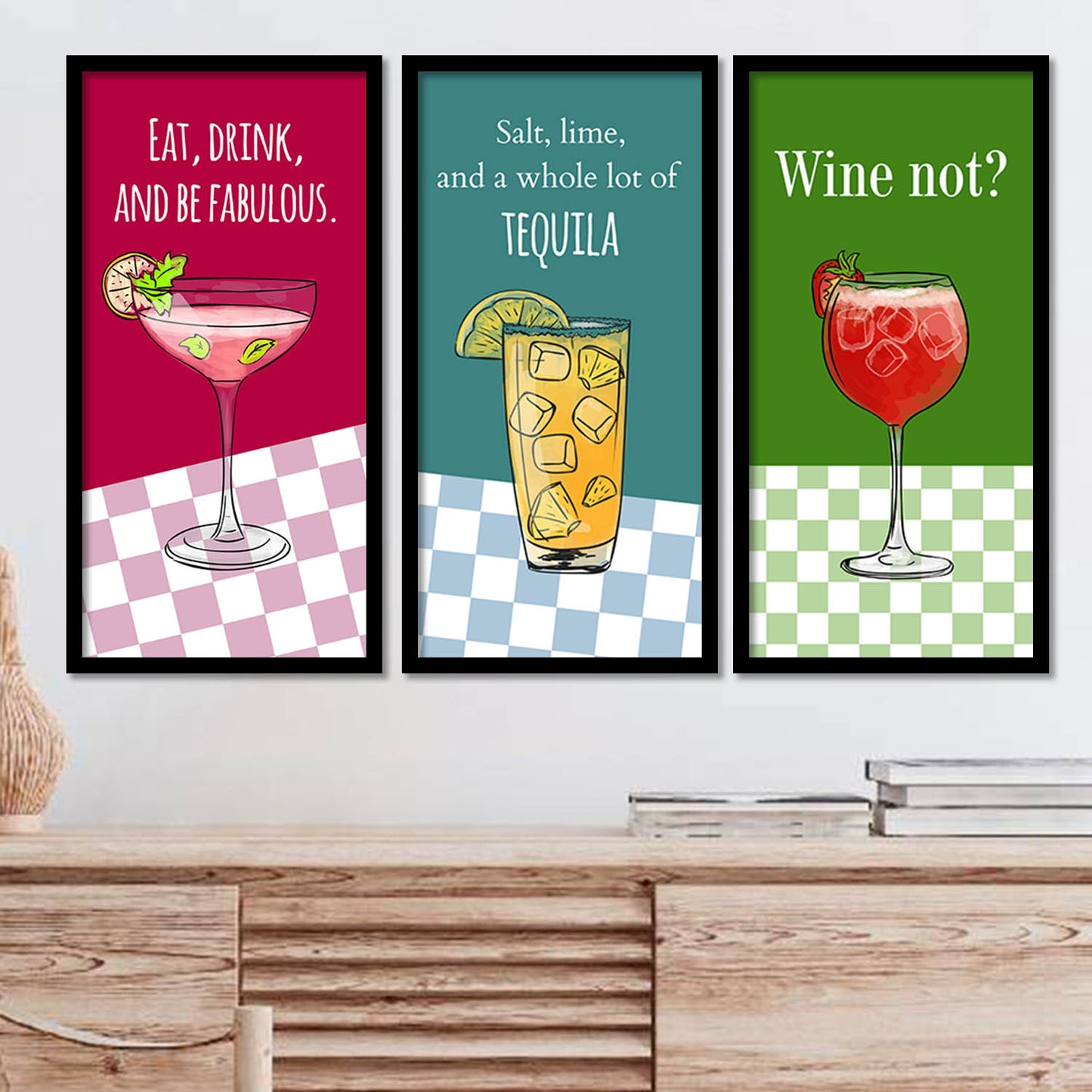 Quotes Wall Art Restaurant Décor Prints, Decorative Wall Prints For Kitchen