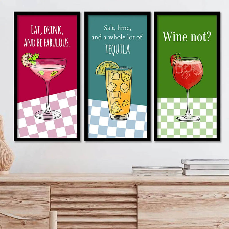 Quotes Wall Art Restaurant Décor Prints, Decorative Wall Prints For Kitchen