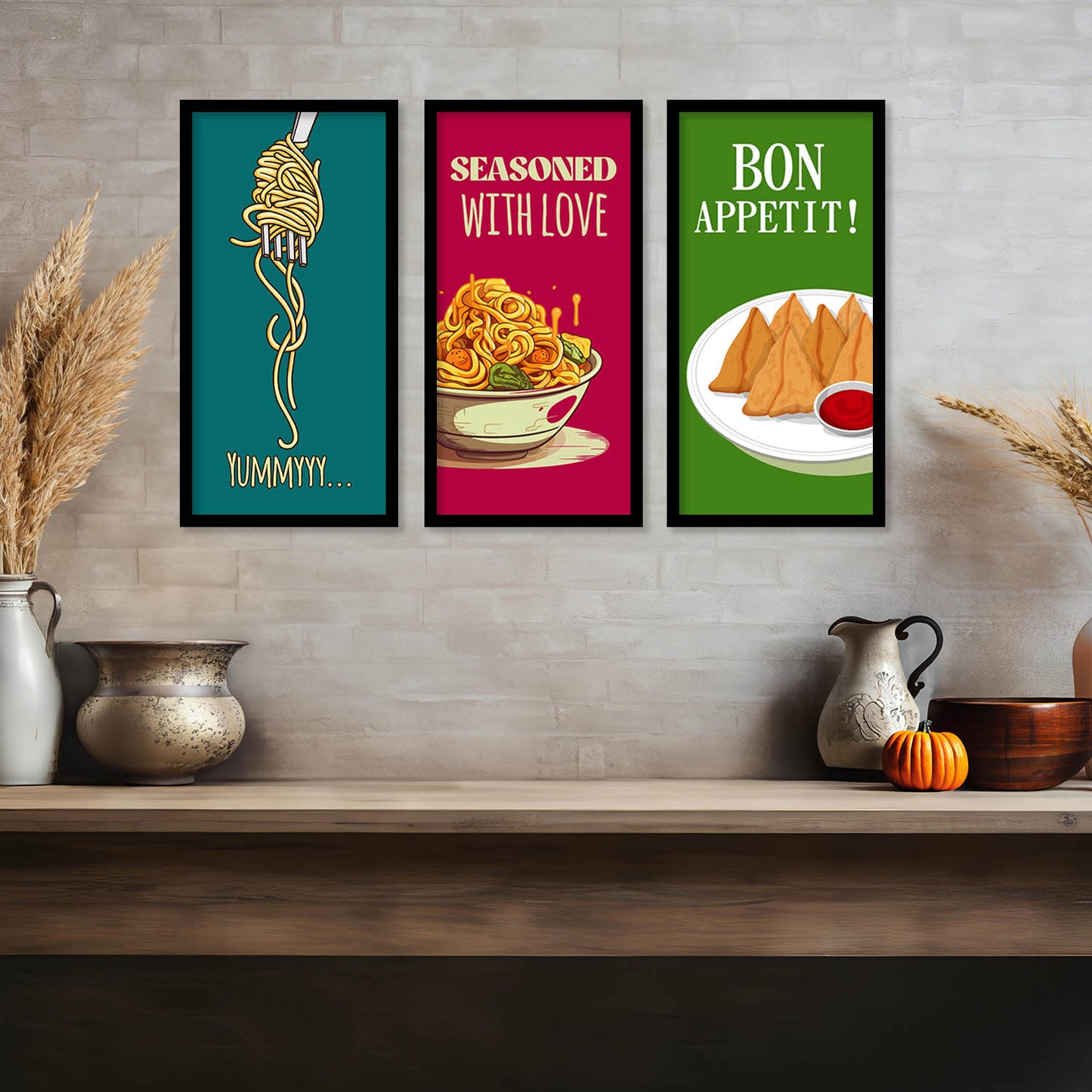 Quotes Wall Art Restaurant Décor Prints, Decorative Wall Prints For Kitchen