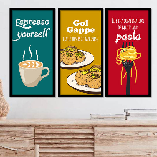 Quotes Wall Art Restaurant Décor Prints, Decorative Wall Prints For Kitchen